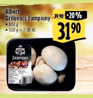 Albert Grilovací žampiony