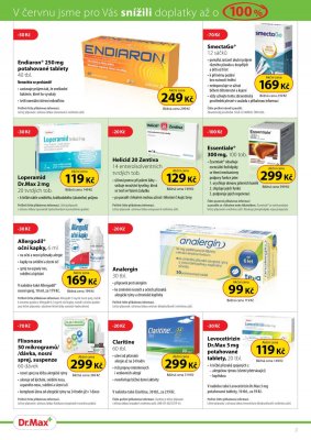 akční leták Dr. Max 1.6.2021-30.6.2021