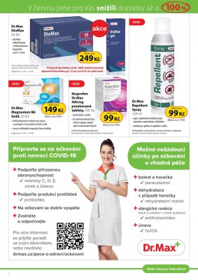 akční leták Dr. Max 1.6.2021-30.6.2021