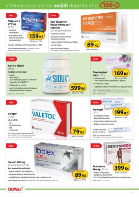 akční leták Dr. Max 1.6.2021-30.6.2021