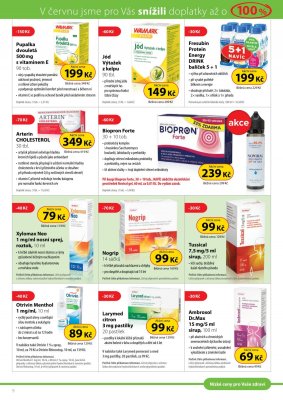 akční leták Dr. Max 1.6.2021-30.6.2021