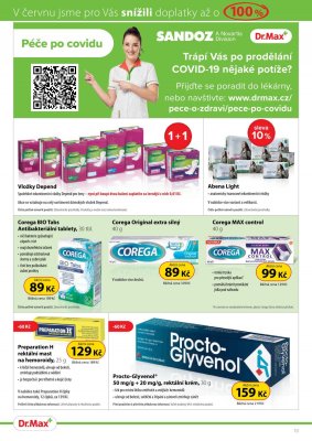 akční leták Dr. Max 1.6.2021-30.6.2021