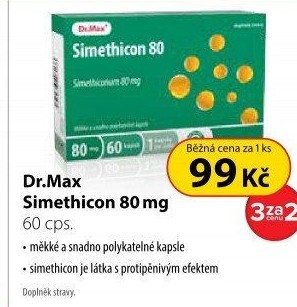 Dr.Max Simethicon 80 60 kapslí