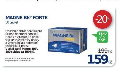 MAGNE B6 FORTE 50 tablet