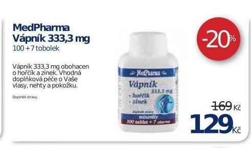 MedPharma Vápník 333,3 mg
