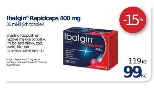 Ibalgin Rapidcaps 400 mg