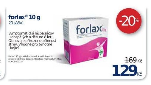 forlax 10 g 20 sáčků