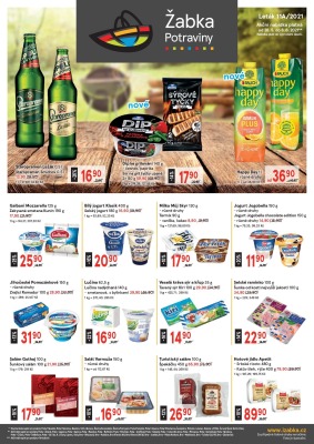 akční leták Žabka 1.6.2021-8.6.2021