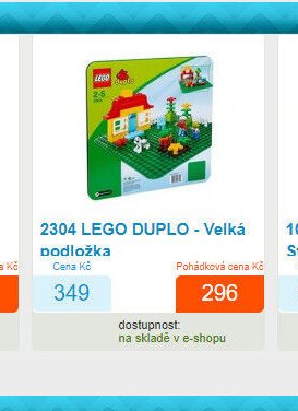 2304 LEGO DUPLO - Velká podložka