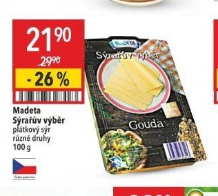 Madeta Sýrařův výběr
