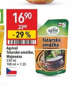 Agricol Tatarská omáčka, Majonéza