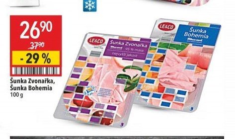 Šunka Zvonarka, Šunka Bohemia 100 g