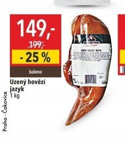Uzený hovězí jazyk 1 kg