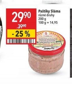 Paštiky Sláma 200 g