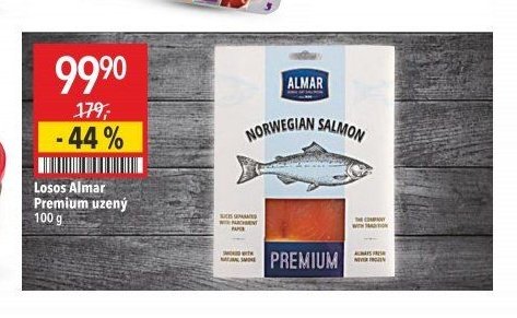 Losos Almar Premium uzený 100 g