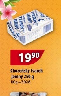 Choceňský tvaroh jemný 250 g