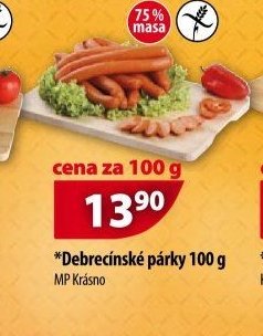 Debrecínské párky 100 g