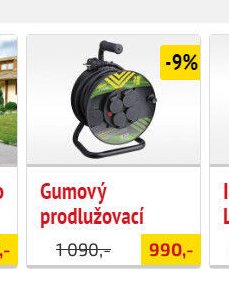 Gumový prodlužovací kabel - UNI HOBBY akcniletaky.com