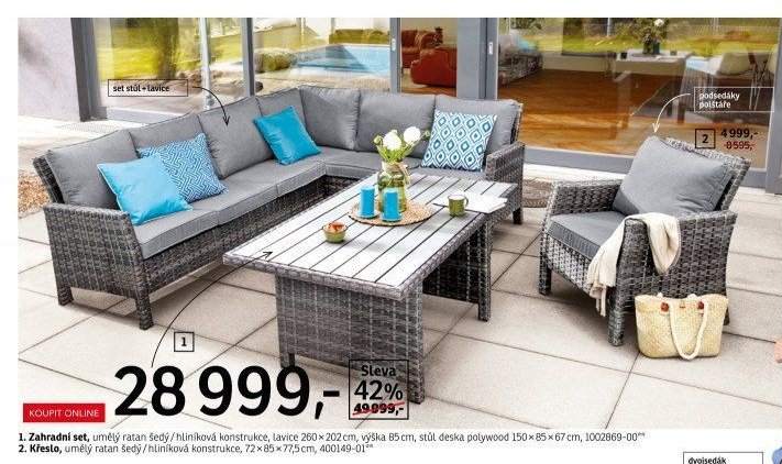 Zahradní set - ASKO akcniletaky.com