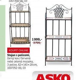 Stojan s policemi - ASKO akcniletaky.com