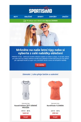 akční leták Sportisimo 1.6.2021-6.6.2021