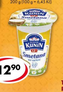 Smetana na vaření 12%