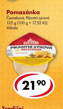 Pomazánka Česneková, Pikantní sýrová