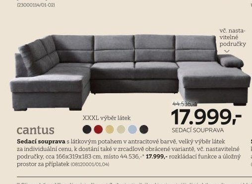 Sedací souprava (antracitová)