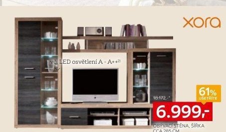 obývací stěna, šířka cca 285 cm