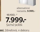 SKŘÍŇ S POSUVNÝMI DVEŘMI, ŠÍŘKA CCA 325 CM