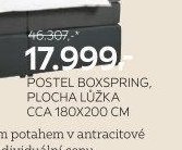 POSTEL BOXSPRING, PLOCHA LŮŽKA CCA 180X200 CM