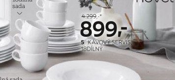 5 jídelní servis, 18dílný