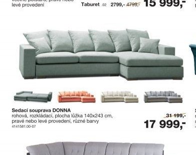 Sedací souprava DONNA