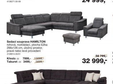 Sedací souprava HAMILTON
