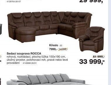 Sedací souprava ROCCA