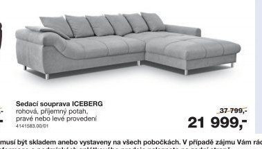 Sedací souprava ICEBERG
