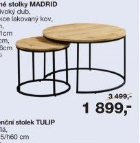 Přístavné stolky MADRID