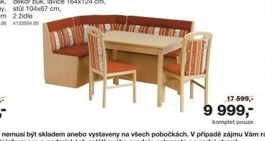 Rohová jídelní sestava BIG-BOX