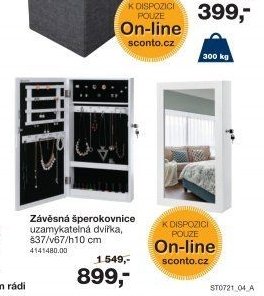 Závěsná šperkovnice