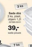 Sada dóz 3 ks