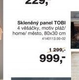 Skleněný panel TOBI