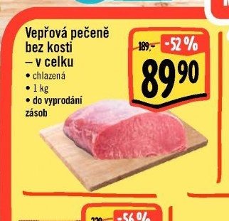 Vepřová pečeně bez kosti