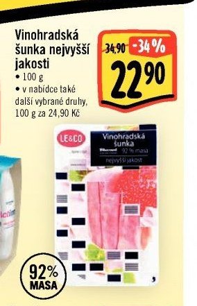 Vinohradská šunka nejvyšší jakosti