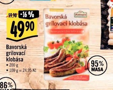 Bavorská grilovací klobása