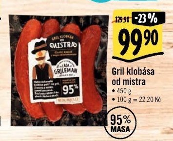 Gril klobása od mistra