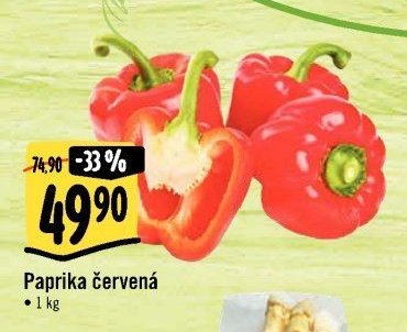 Paprika červená
