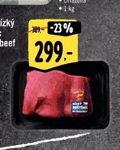 Hovězí nízký roštěnec