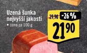 Uzená šunka nejvyšší jakosti