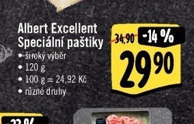 Albert Excellent Speciální paštiky