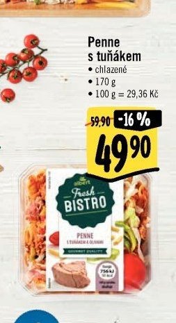 Penne s tuňákem